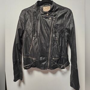 Free People We The Free Moto Faux Leather Jacket